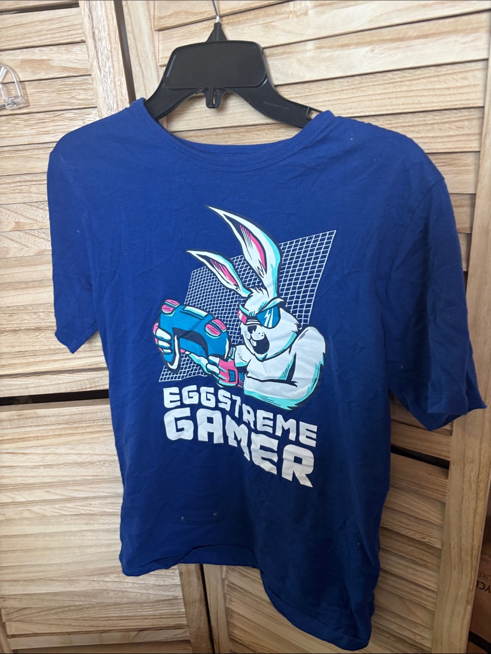 Place Royal Blue Crewneck Tee with White Logo XXL